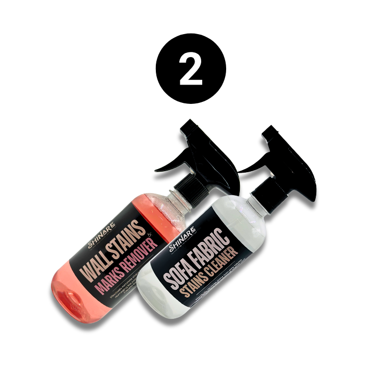 Shinare Wall Stain & Sofa Fabric Cleaner | Bundle Pack