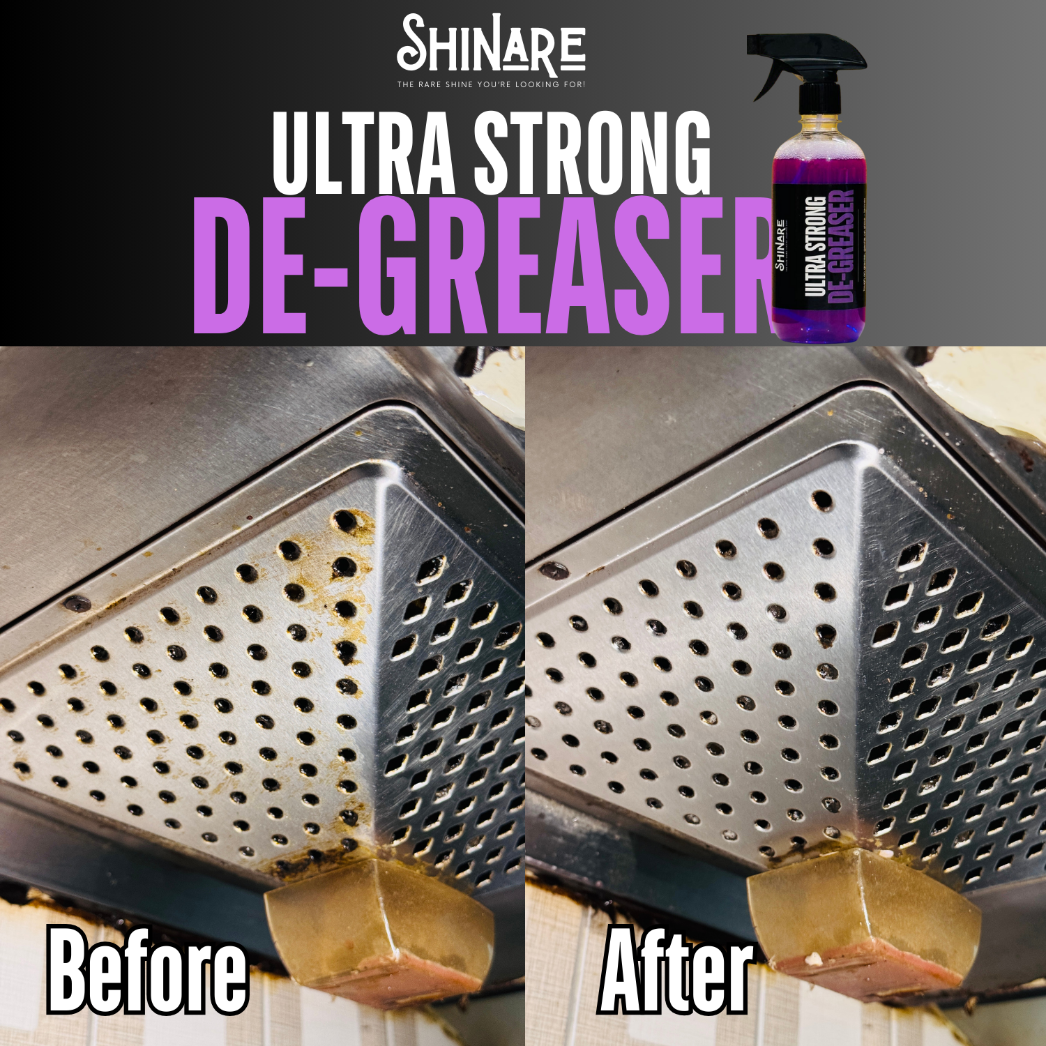 Powerful Kitchen Degreaser with Kit 500ml | Shinare