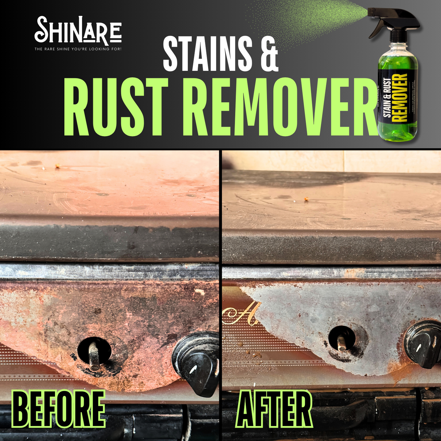 Stain and Rust Remover with Kit 500ml | Shinare