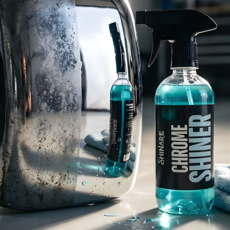 Premium Chrome Shiner with Kit 500ml | Shinare