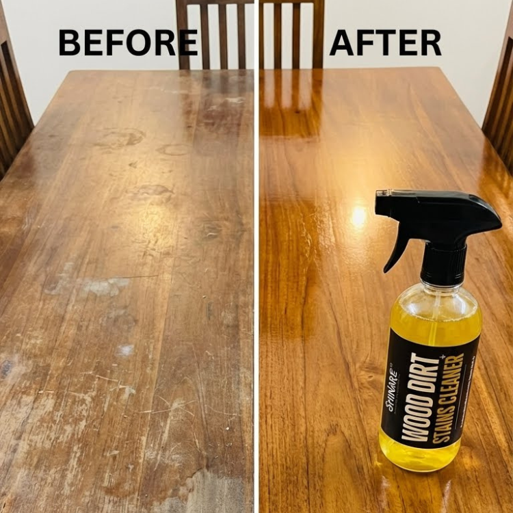 Powerful Wood Dust and Stains Cleaner with Kit 500ml | Shinare
