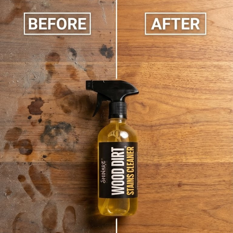 Powerful Wood Dust and Stains Cleaner with Kit 500ml | Shinare