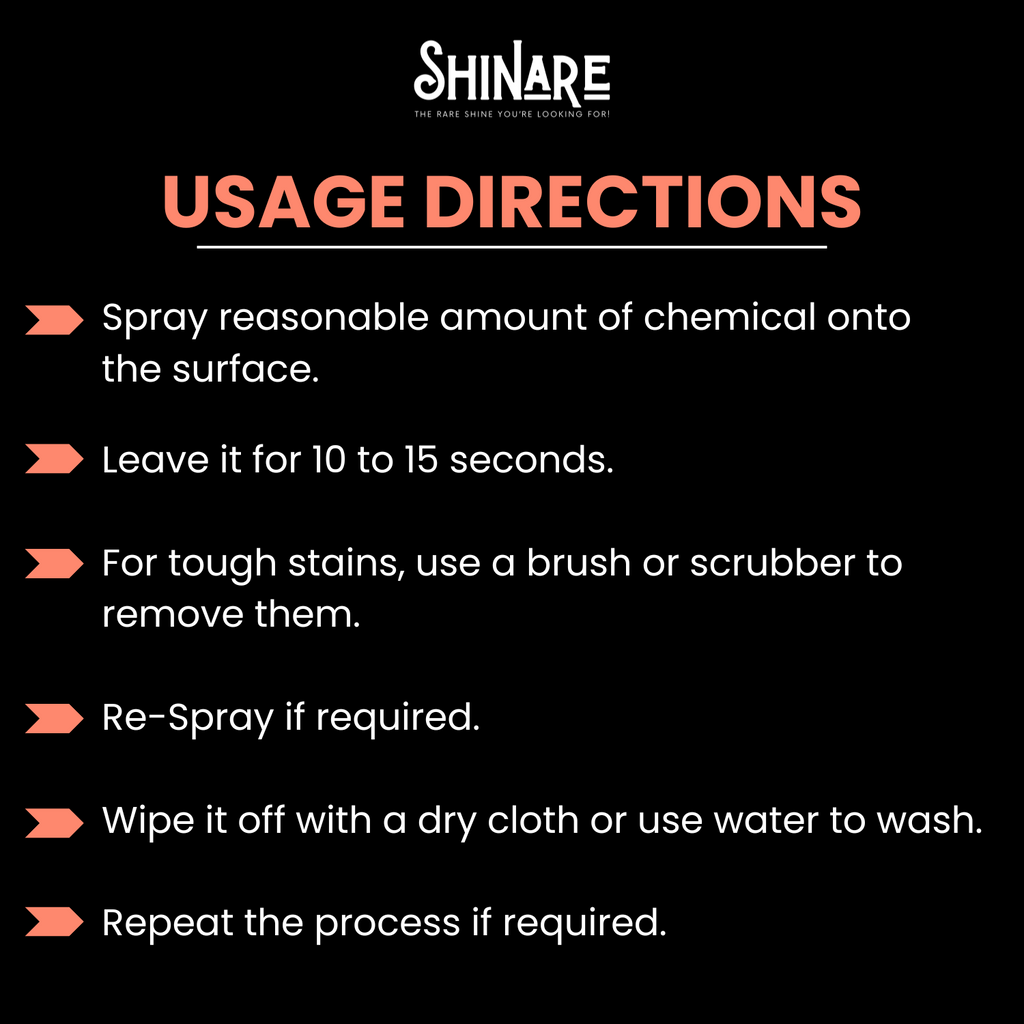 Wall Stains and Marks Cleaner with Kit 500ml | Shinare