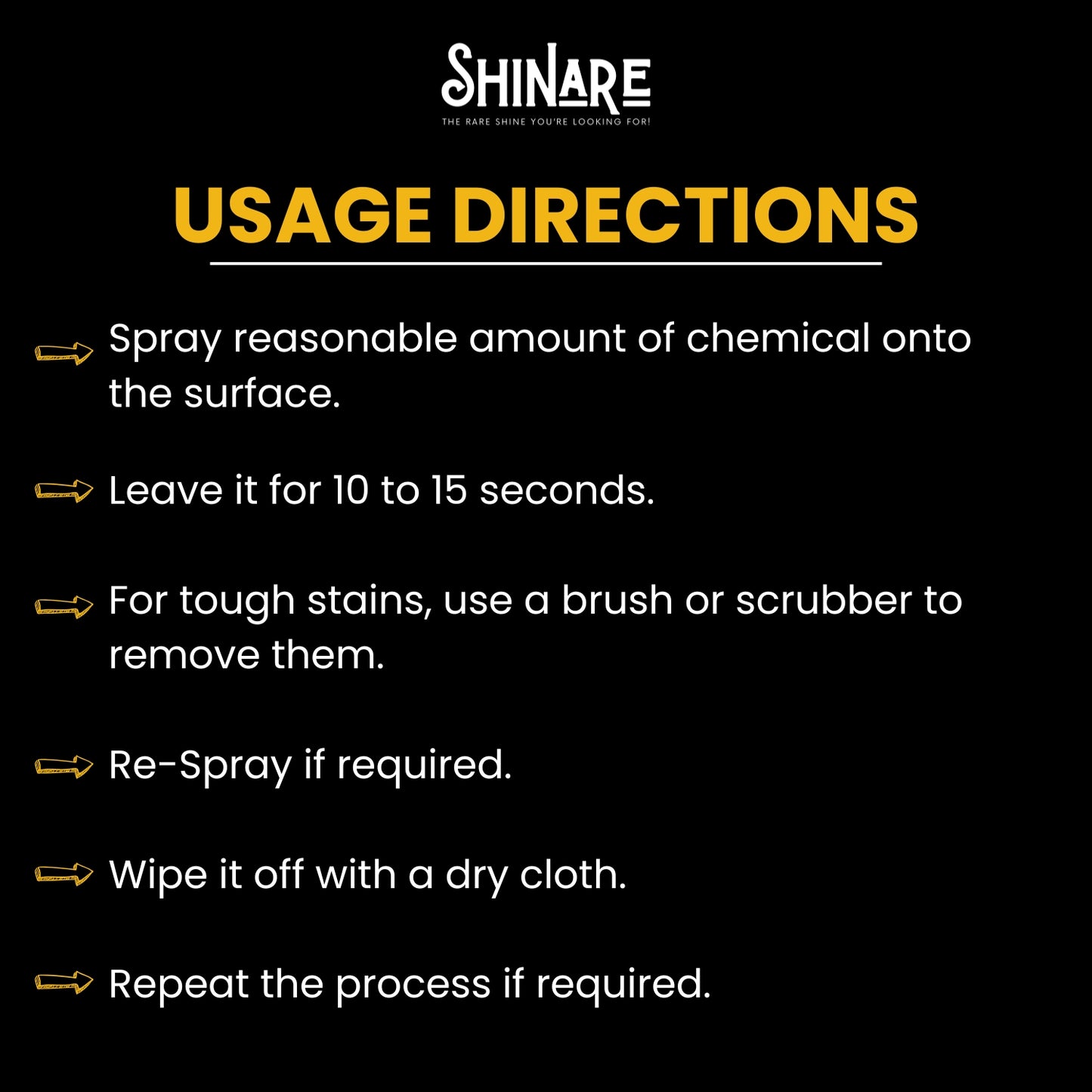 Powerful Wood Dust and Stains Cleaner with Kit 500ml | Shinare