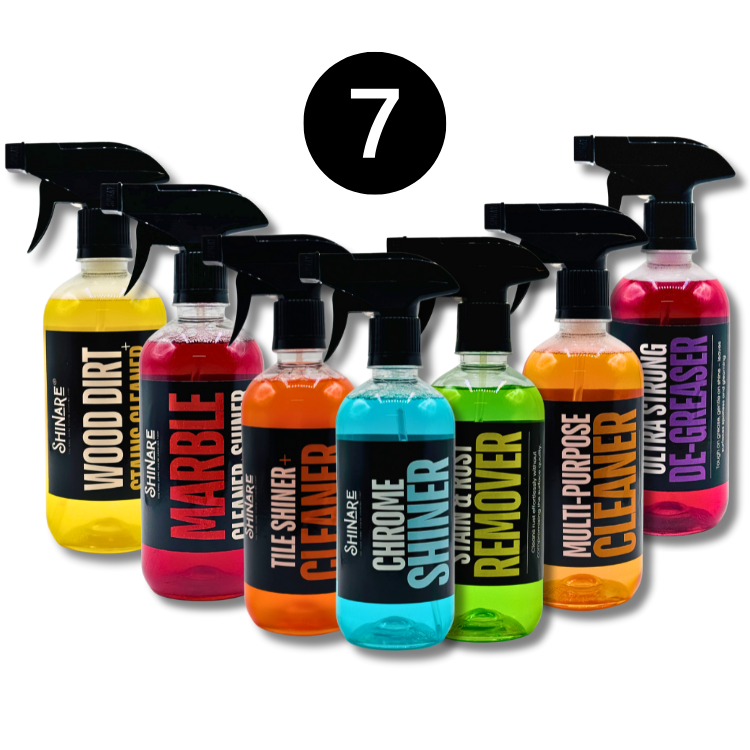 Seven Professionals | Pack of 7 Bottles 500ml Each with Kits | Shinare