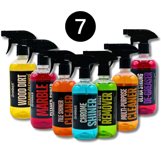 Seven Professionals | Pack of 7 Bottles 500ml Each with Kits | Shinare