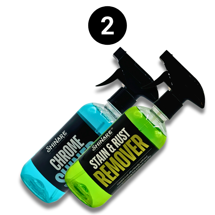 The Rust Army | Rust Remover & Chrome Shiner | Bundle Pack | Shinare