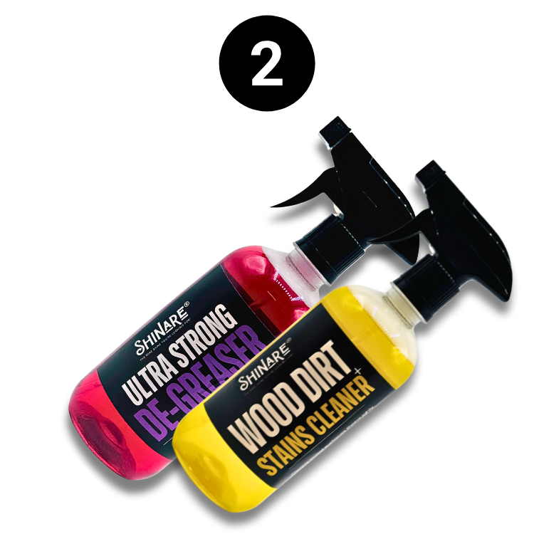 The Kitchen Warrior | Wood Cleaner and Degreaser | Bundle Pack | Shinare