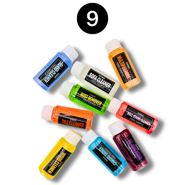 Pack of 9 Samples | 50ml Each | Shinare