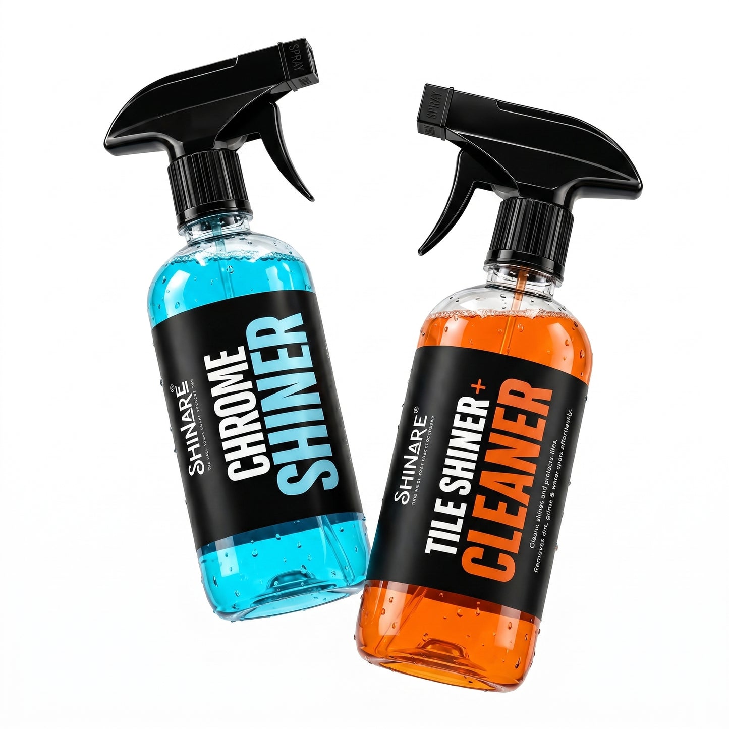 Shinare Tile Cleaner & Chrome Shiner | Bundle Pack