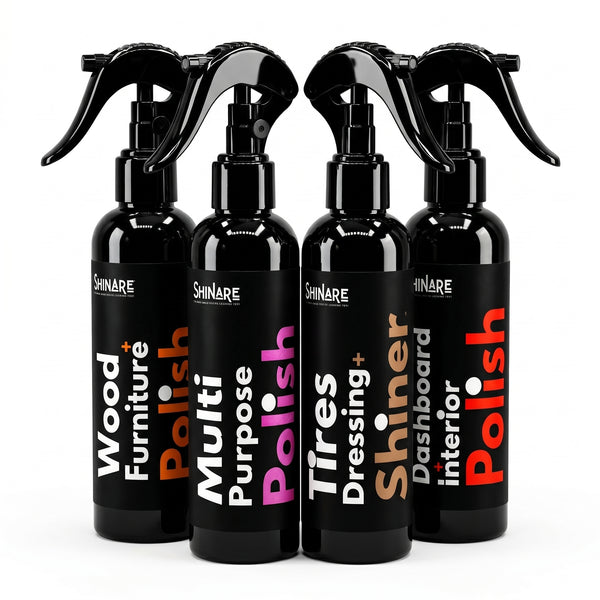 Pack of 4 Polishes With 4 Kits | 250ml Each | Shinare